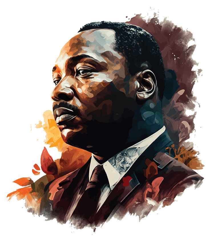 MLK Jr Bust Icon